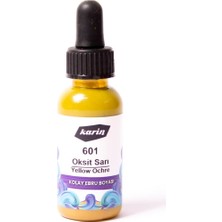 Karin Ebru Boyası : 30 ml : 601 Oksit Sarı