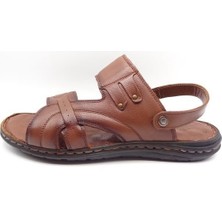 Güvener Büyük Numara Erkek Sandalet CT4387 Taba