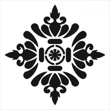 Stencil Sarayi Boyama Şablon Damask Çini Mandala - 1101