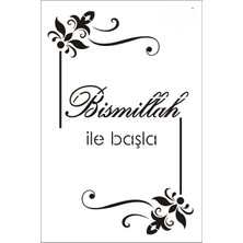 Stencil Sarayi Boyama Şablon Besmele - 8774