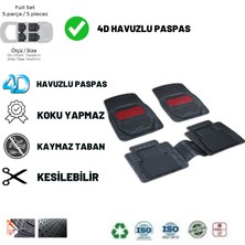 Rptech Citroen Ds3 2009 Yeni Ürün Havuzlu Üniversal Paspas Siyah Kırmızı