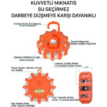 Gaman 2 Adet 9 Mod Araç Iş Makinesi Kamyon Acil Durum Ikaz Lambası +Fener Özelliği Su Geçimez - Mıknatıslı