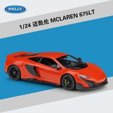 Trust Store Mclaren 675t Kırmızı 1/24 Ölçek Diecast Metal Model Araba Koleksiyon