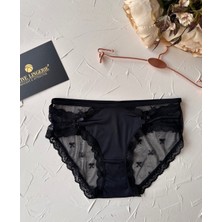 Intive Lingerie Arya Japon Style Arkası Tül Cut-Out Dantel Detaylı Cheeky KÜLOT/SLIP-2853
