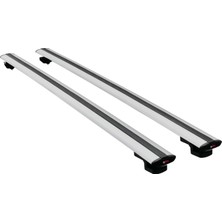 RE&AR Tuning Toyota Land Cruiser Prado (J150) 2009-2023 Arası ile Uyumlu Basıc Model Universal Ara Atkı Tavan Barı Gri 2 Adet
