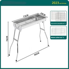 Lecakolma Barbekü Açık Katlanır Paslanmaz Çelik Barbekü Izgara Ev Paslanmaz Çelik Barbekü Fırın (Yurt Dışından)