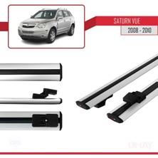 RE&AR Tuning Saturn Vue Opel Antara 2008-2010 Arası ile Uyumlu Basıc Model Universal Ara Atkı Tavan Barı Gri 2 Adet