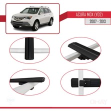 RE&AR Tuning Acura Mdx (Yd2) 2007-2013 Arası ile Uyumlu Basıc Model Universal Ara Atkı Tavan Barı Siyah 2 Adet