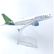 Rındu Bamboo Airways A320 16CM Alaşım Uçak Modeli (Yurt Dışından)