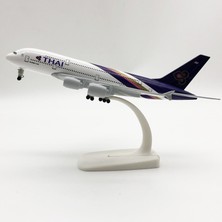 Rındu Thai Airways A380 20CM Alaşımlı Uçak Modeli (Yurt Dışından)