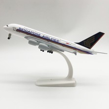 Rındu Singapur A380 20CM Alaşımlı Uçak Modeli (Yurt Dışından)