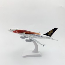 Rındu Singapur A380 20CM Alaşımlı Uçak Modeli (Yurt Dışından)