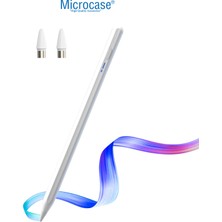 Microcase Universal Telefon Tablet iPad Beyaz Yumuşak Uçlu Stylus Pen Dokunmatik Kalem - AL4332 Beyaz