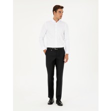 Pierre Cardin Erkek Beyaz Oxford Slim Fit Uzun Kollu Gömlek 50289396-VR013