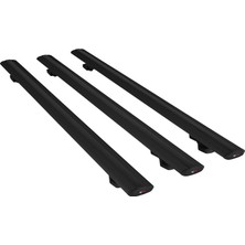 RE&AR Tuning Citroen Jumper 2007 ve Sonrası ile Uyumlu Basıc Model Universal Ara Atkı Tavan Barı Siyah 3 Adet
