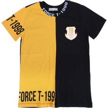 Bebelop Erkek Çocuk Baskılı Armalı T-Shirt