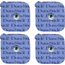 Dura-Stick 42204 Dura-Stick Plus Çıtçıtlı Snap 5X5CM  Tens Elektrod Pedi, 4lü