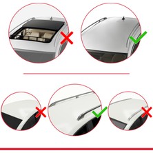RE&AR Tuning Nissan Pathfinder (R51) 2004-2012 Arası ile Uyumlu Fly Model Ara Atkı Tavan Barı Siyah 2 Adet