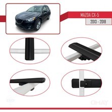 RE&AR Tuning Mazda Cx-5 2013-2018 Arası ile Uyumlu Basıc Model Universal Ara Atkı Tavan Barı Siyah 3 Adet