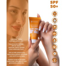 Leke Karşıtı Tüm Ciltler Için Yüksek Korumalı Spf 50 Güneş Kremi Glutatyon Etkili 50 ml