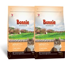 Bonnie Tavuklu Yetişkin Kedi Maması 1,5 kg x 2