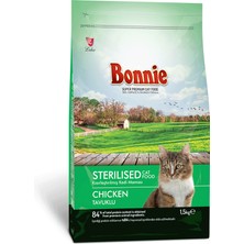 Bonnie Kısırlaştırılmış Tavuklu Kedi Maması 1,5 kg