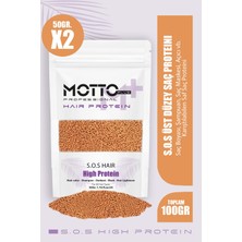 Motto Plus Professional Acil Kurtarma Saç Proteini Saç Boyama Ve Açma Işlemlerinde Yıpranmaya Karşı Etkili Formül 100gr