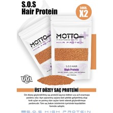 Motto Plus Professional Acil Kurtarma Saç Proteini Saç Boyama Ve Açma Işlemlerinde Yıpranmaya Karşı Etkili Formül 100gr