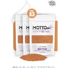 Motto Plus Professional Acil Kurtarma Saç Proteini Saç Boyama Ve Renk Açma Işlemlerinde Yıpranmaya Karşı Etkili Formül 150gr