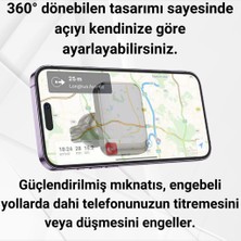 Polham Safecar Manyetik Mıknatıslı Araç Içi Telefon Tutucu,süper Mıknatıslı,titremez,düşmez Telefon Tutucu