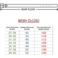 Tarzbu Erkek Kemer Çocuk Yetişkin Siyah Kare Tokalı Deri