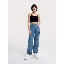 Loft Wide Leg Regular Fit Kadın Pantolon