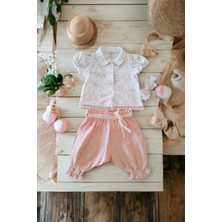 Kids Little Store Çicekli Kız Bebel Ikili Takım ( 9 - 24 Ay )