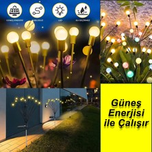 Forzacase 8 Led’li Güneş Enerjili Su Geçirmez Bahçe Çiti Aydınlatma LED Lambası - FC570