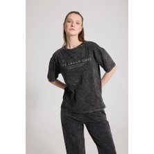 Sevilen Kadın Yıkamalı T-Shirt 149