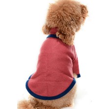 Petza Küçük ve Orta Irk Köpek Sweatshirt - Lusca Bordo - Köpek Kıyafeti
