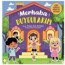 Merhaba Çiftlik - Merhaba Duygularım - Merhaba Orman Cırt Cırtlı Hikaye Kitapları 3 Kitap Set