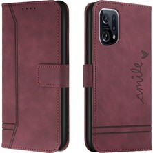 Mellow Mall Oppo Bulmak Için Telefon Kılıfı X5 Pro Flip Folio Cüzdan Manyetik Kapatma El Pu (Yurt Dışından)