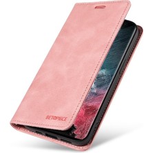 Mellow Mall Samsung Galaxy S22 Ultra 5g Pu Deri Folio Cüzdan Koruyucu Kılıf (Yurt Dışından)