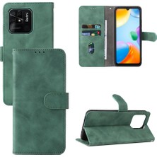 Mellow Mall Xiaomi Redmi 10C Kart Ekleme Deri Folio Flip Case Kapak (Yurt Dışından)