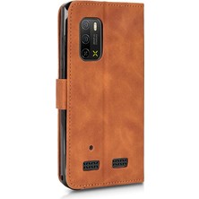 Mellow Mall Ulefone X10 Için Kılıf Deri Folio Flip Case Kart Ekleme Koruyucu (Yurt Dışından)