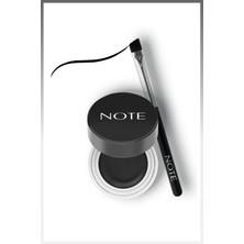 Note Gel Liner Mat Bitişli Suya Dayanıklı Kalıcı Jel Eyeliner - Siyah