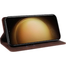 Gx Shop Samsung Galaxy S23 5g Koruyucu Pu Deri Manyetik Folio Cüzdan (Yurt Dışından)