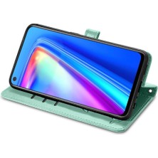 Gx Shop Oppo Realme 7 Pro Darbeye Karikatür Hayvanlar Deri Kılıf Için Kılıf Kısa (Yurt Dışından)