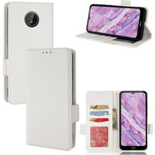 Gx Shop Nokia C20 Yan Toka Pu Deri Manyetik Cüzdan Kart Yuvaları Tutucu (Yurt Dışından)