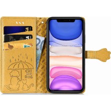 Gx Shop Iphone 11 Için Kılıf Kısa Kayış Deri Kılıf Kapak Çevirin Darbeye Karikatür (Yurt Dışından)