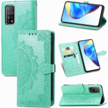 Gx Shop Xiaomi 10T Için Kılıf Zarif Desen Darbeye Deri Kılıf Basit Flip (Yurt Dışından)