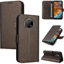Gx Shop Nokia G300 Kart Tutucu Kapak Manyetik Cüzdan Kickstand Için Kılıf (Yurt Dışından)