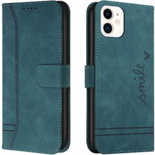 Gx Shop Iphone 11 Için Telefon Kılıfı El Kayışı Flip Folio Cüzdan Kart Yuvaları Kapak Pu (Yurt Dışından)