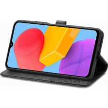 Gx Shop Samsung M13 4g Flip Kapak Için Kılıf Zarif Desen Deri Kılıf Basit (Yurt Dışından)